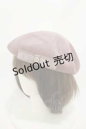 画像: m petit by misako / NINA'S AM カメオベレー  ピンク H-26-03-12-013-LO-AC-NS-ZH