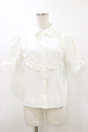画像: evelyn / フリルブラウス Free 白 H-26-03-12-033-LO-BL-NS-ZH