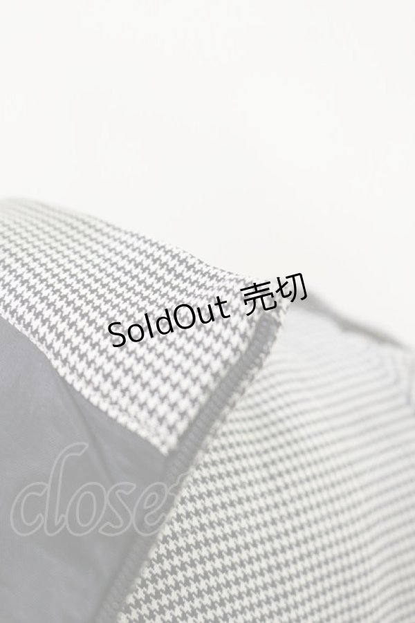 画像3: evelyn / チェックリボンブラウス Free ブラック H-26-03-12-041-LO-BL-NS-ZH (3)