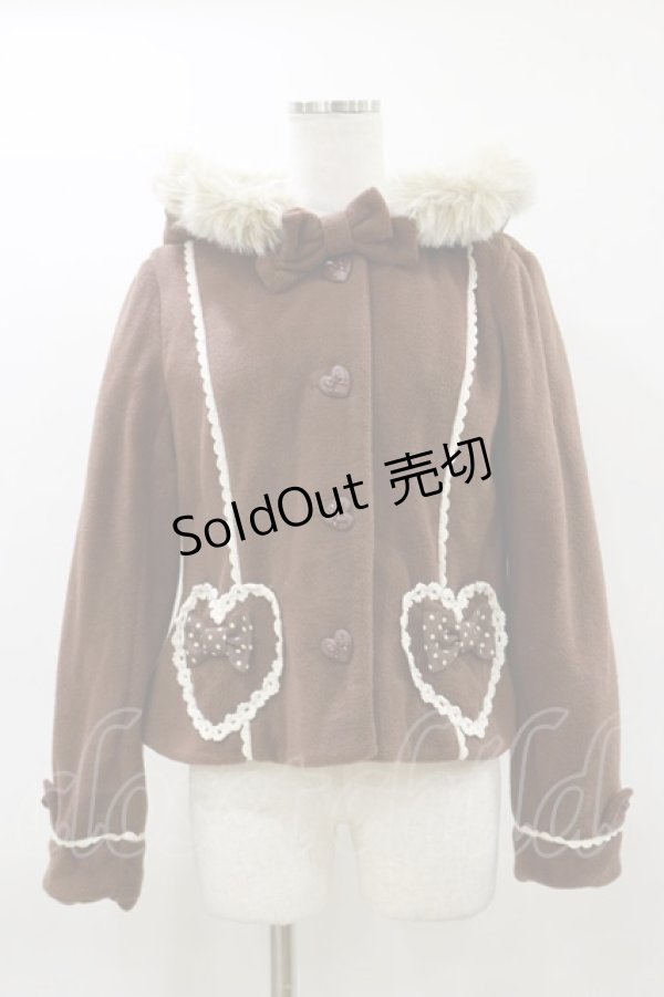 画像1: Angelic Pretty / マジカルBunnyコート Free ブラウン H-26-03-12-043-AP-CO-NS-ZH (1)