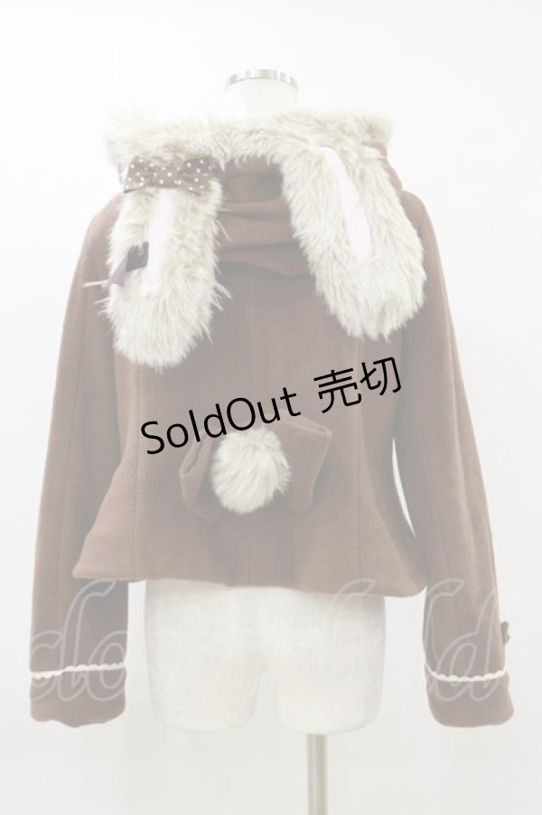 画像2: Angelic Pretty / マジカルBunnyコート Free ブラウン H-26-03-12-043-AP-CO-NS-ZH (2)