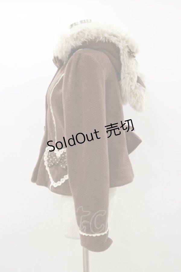 画像3: Angelic Pretty / マジカルBunnyコート Free ブラウン H-26-03-12-043-AP-CO-NS-ZH (3)