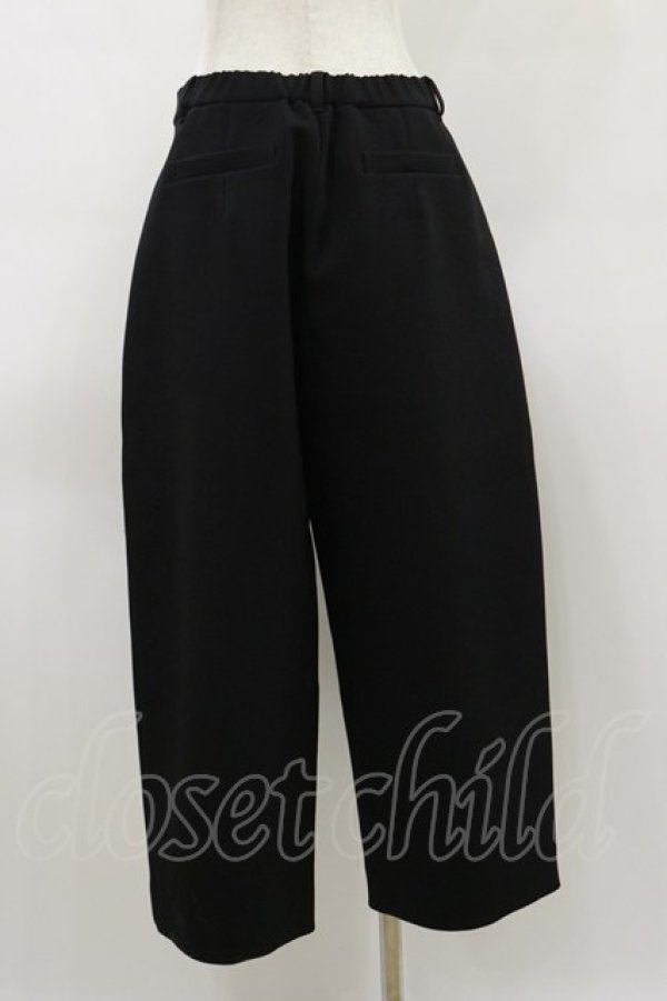 画像2: INGEBORG / トリプルツイルストレートパンツ Free ブラック H-26-03-12-046-LO-PA-NS-ZH (2)