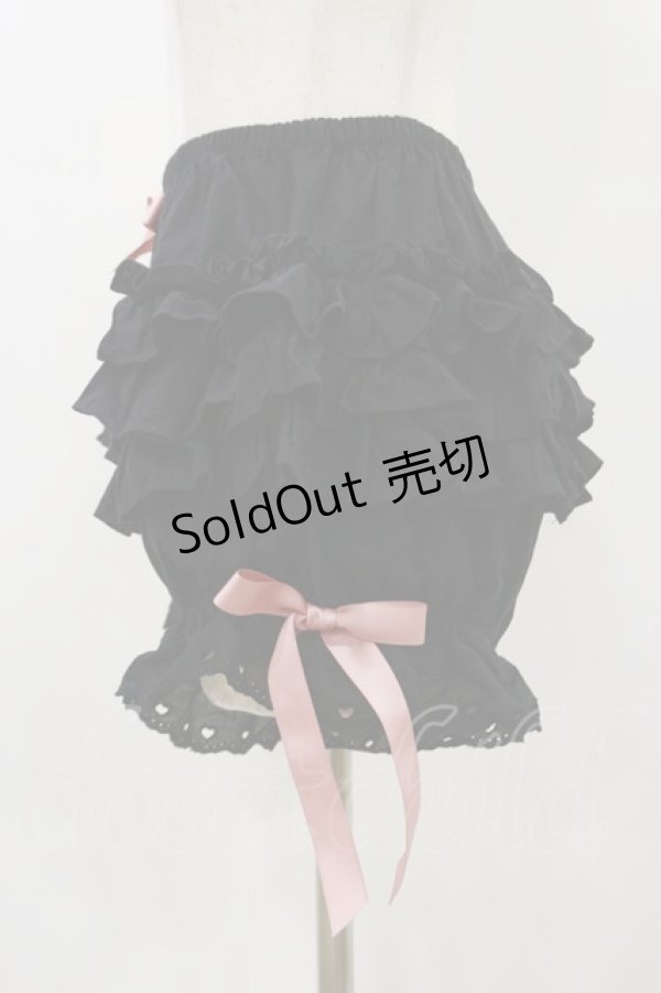 画像3: 櫻桃兎（海外ロリータブランド） / ドロワーズ L ブラック/ピンク H-26-03-12-048-LO-PA-NS-ZH (3)