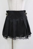 画像1: LilyMerry / もえにゃ/ハートバックルスカパン L ブラック H-26-03-13-1028-PU-SK-NS-ZH (1)