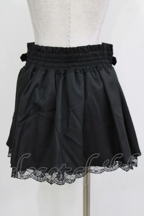 画像3: LilyMerry / もえにゃ/ハートバックルスカパン L ブラック H-26-03-13-1028-PU-SK-NS-ZH (3)