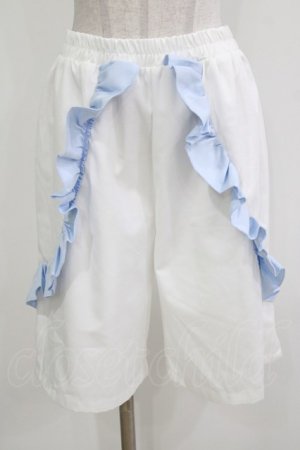 画像: FLC / ぬた。/パンツ+レッグカバー L 白/サックス H-26-03-13-1030-LO-PA-NS-ZH