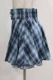 画像2: majoretty / チェックプリーツスカート L ブルー H-26-03-13-1031-GO-SK-NS-ZH (2)