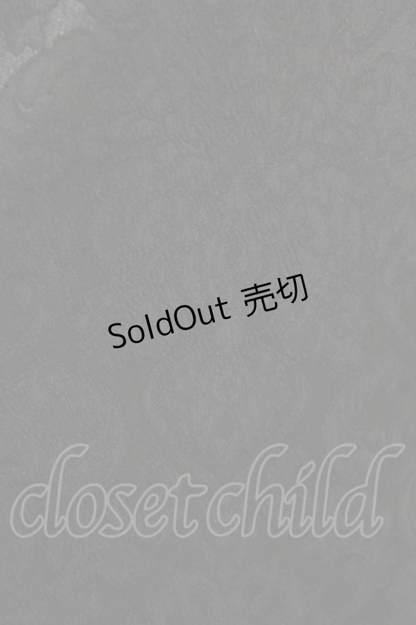 画像4: majoretty / ジャガードスカパン L ブラック H-26-03-13-1032-GO-SK-NS-ZH (4)