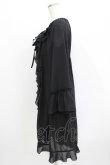 画像2: axes femme / オフショル風フリルガウン M ブラック H-26-03-13-1035-AX-TO-NS-ZH (2)