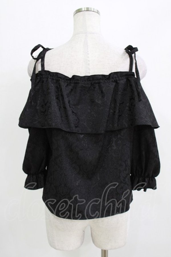 画像3: Lovely Tency / 眞白ありす/TTサテンJQオフショルPO L ブラック H-26-03-13-1041-GO-TO-NS-ZH (3)