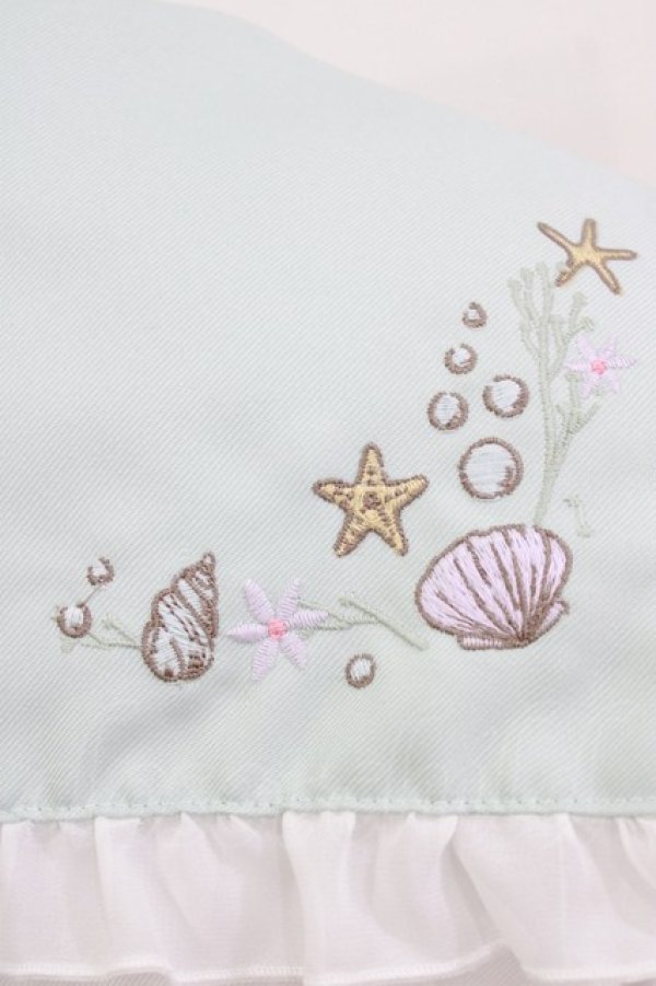 画像4: majoretty / Disney/アリエル/セーラー襟ブラウス L 白/ミント H-26-03-13-1048-GO-BL-NS-ZH (4)