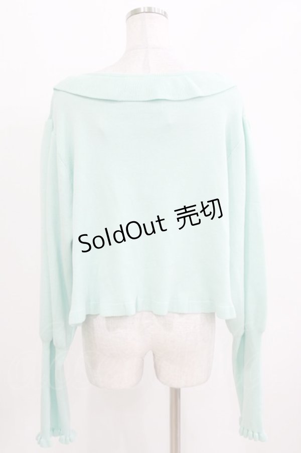 画像3: CHIP CLIP / 五月アイ/フリルカーディガン 4L ミント H-26-03-13-1060-PU-TO-NS-ZH (3)