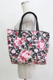 画像2: BABY,THE STARS SHINE BRIGHT / シュガーブーケ〜永遠の乙女の憧れ〜柄バケツ型Bag  ブラック H-26-03-13-1064-BA-BG-NS-ZH (2)