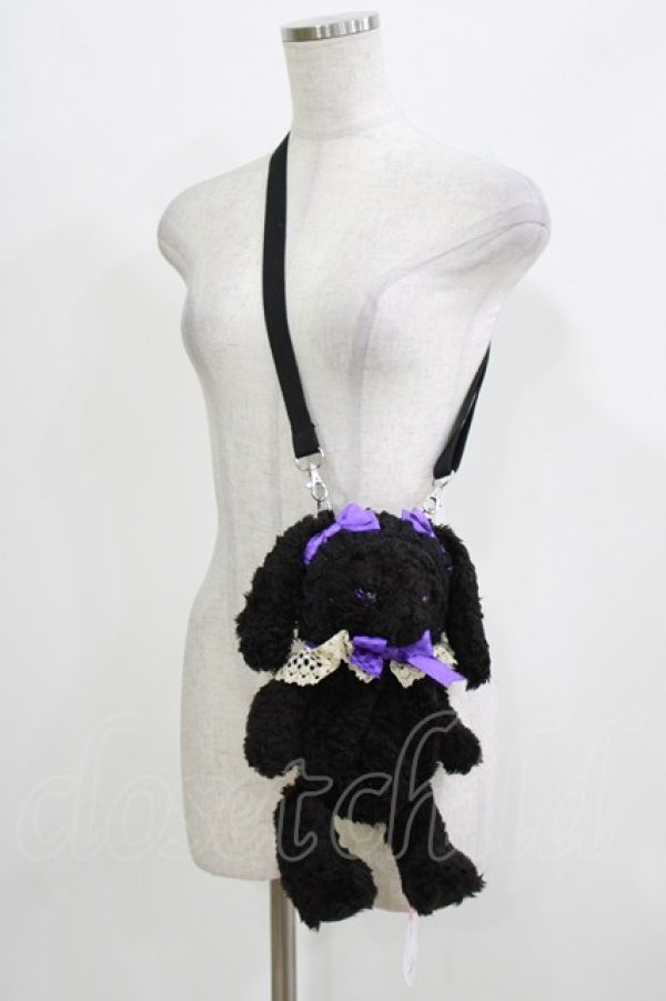 画像1: BABY,THE STARS SHINE BRIGHT / 【池袋店限定】ブラックベリィなうさくみゃちゃんポシェット  ブラック H-26-03-13-1066-BA-BG-NS-ZH (1)