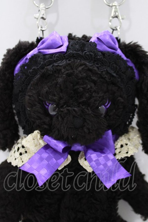 画像4: BABY,THE STARS SHINE BRIGHT / 【池袋店限定】ブラックベリィなうさくみゃちゃんポシェット  ブラック H-26-03-13-1066-BA-BG-NS-ZH (4)