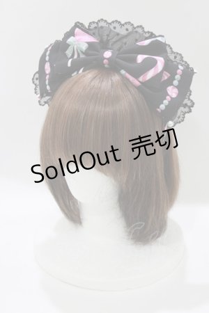 画像: Angelic Pretty / Candy Ornamentカチューシャ  ブラック H-26-03-13-1068-AP-AC-NS-ZH