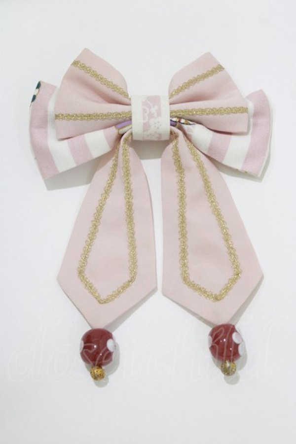 画像2: metamorphose / うたかたの華かぐらリボンクリップ  ピンク H-26-03-13-1069-ME-AC-NS-ZH (2)