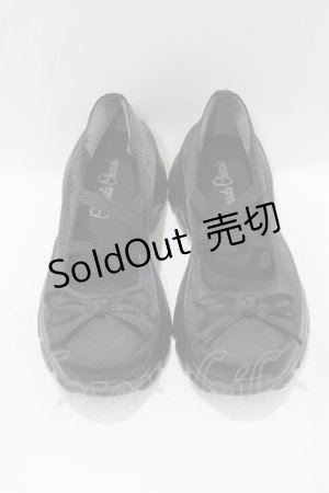 画像: Cherirulu Chocola / バレエシューズ LL ブラック H-26-03-13-1072-GO-SH-NS-ZH