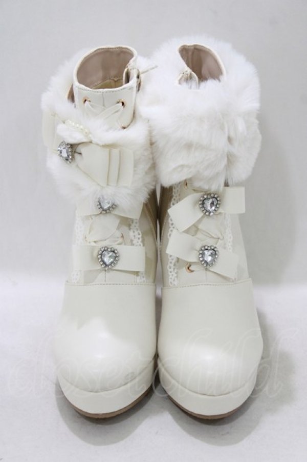 画像1: Lovely Tency / 眞白ありす/TT*2WAYFFリボンBT L オフ H-26-03-13-1073-GO-SH-NS-ZH (1)