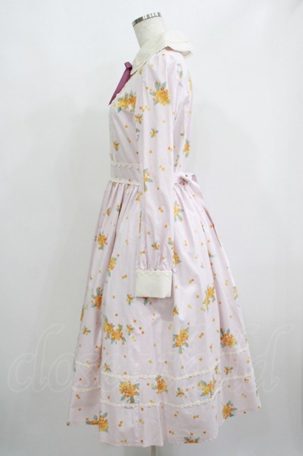 画像2: Innocent World / 金木犀丸衿ワンピース L ピンク H-26-03-13-1008-IW-OP-NS-ZH (2)