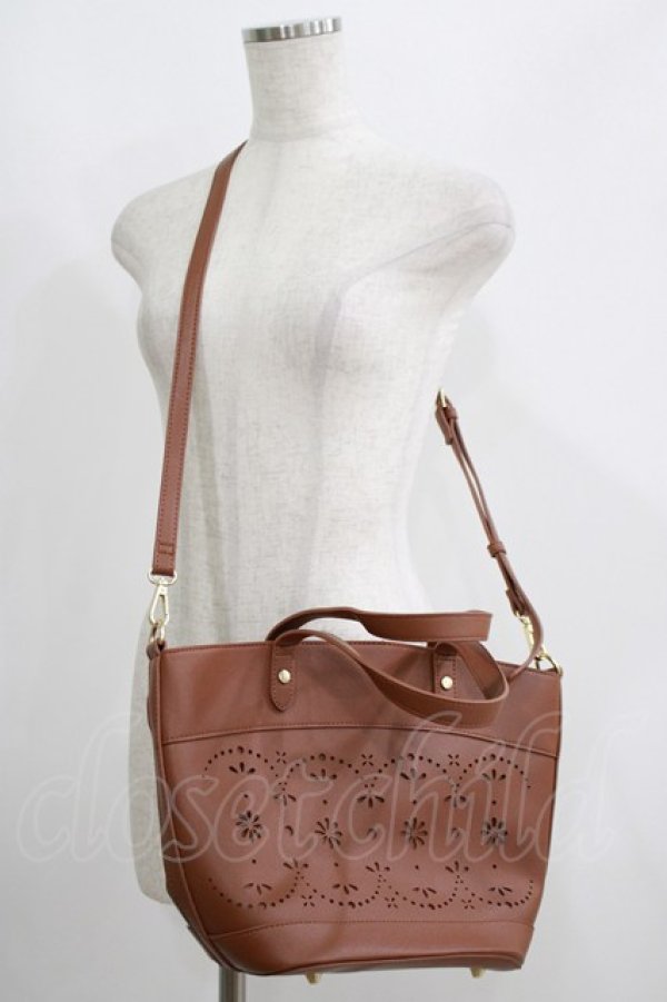 画像1: m petit by misako / 2WAYバッグ  ブラウン H-26-03-13-1075-LO-BG-NS-ZH (1)