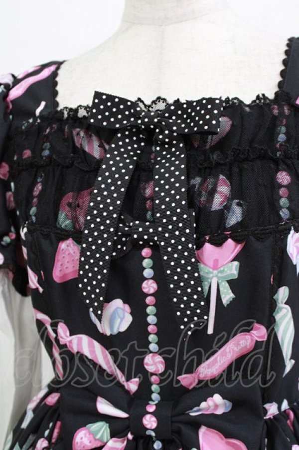 画像5: Angelic Pretty / Candy Ornamentワンピース Free ブラック H-26-03-13-1010-AP-OP-NS-ZH (5)