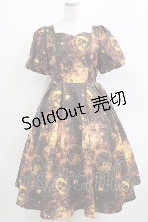 画像: axes femme NOSTALGIE / タロット柄ワンピース Free ブラック H-26-03-13-1011-AX-OP-NS-ZH