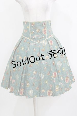 画像: 草苺巫女（海外ロリータブランド） / ハイウエストスカート XL グリーン H-26-03-13-1013-GO-SK-NS-ZH