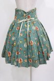 画像3: 草苺巫女（海外ロリータブランド） / ハイウエストスカート XL グリーン H-26-03-13-1013-GO-SK-NS-ZH (3)