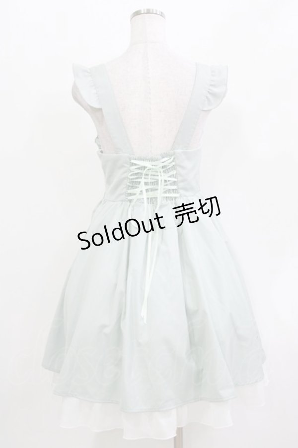 画像3: Amavel / ピーターパン刺繍ジャンパースカート Free ミント H-26-03-13-1019-CA-OP-NS-ZH (3)