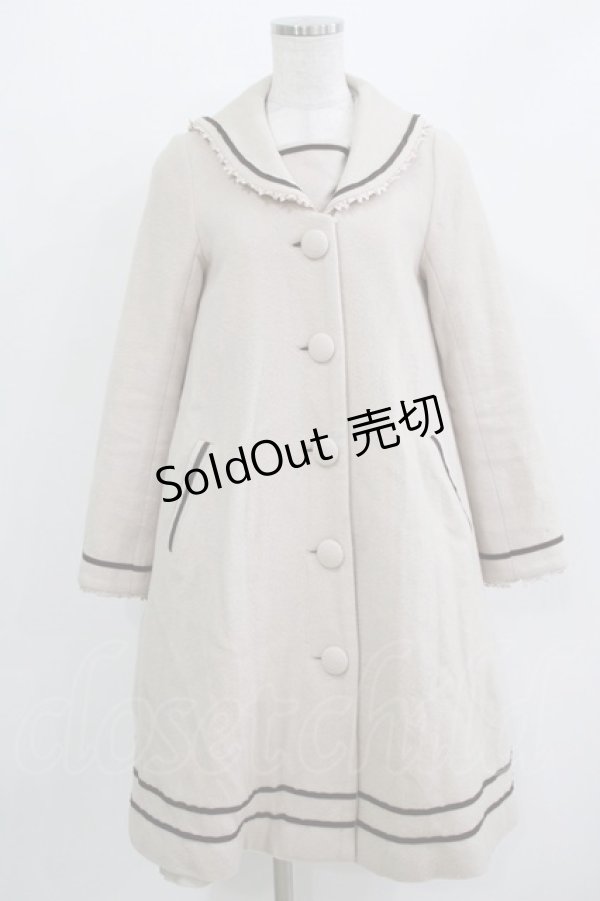 画像1: Innocent World / セーラーカラーコート S 生成り H-26-03-13-1021-IW-CO-NS-ZH (1)