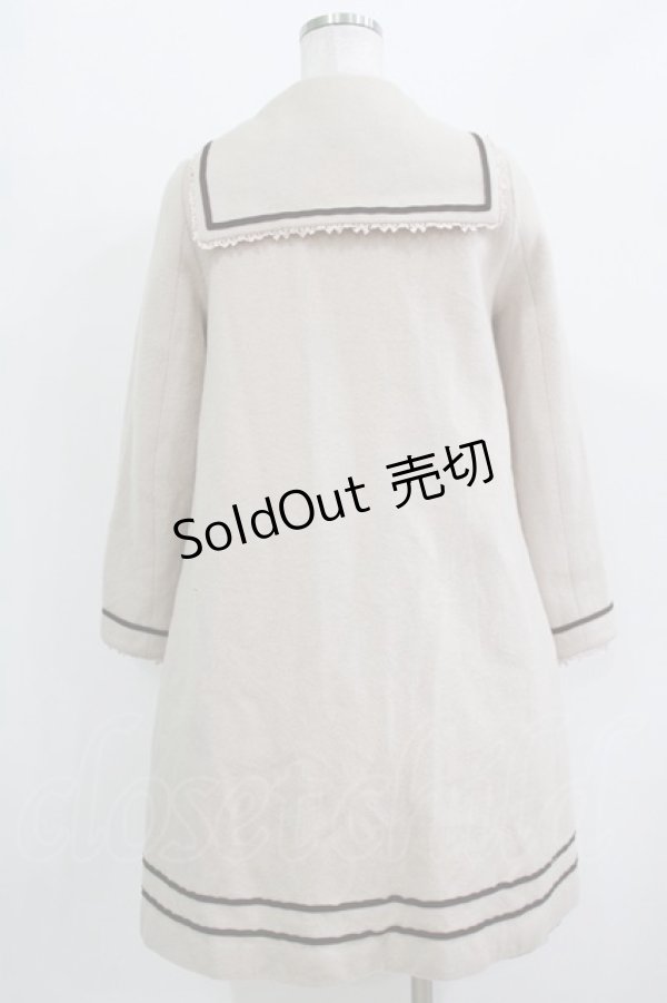 画像3: Innocent World / セーラーカラーコート S 生成り H-26-03-13-1021-IW-CO-NS-ZH (3)