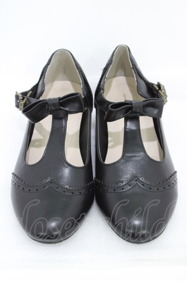 画像1: m petit by misako / AMPUリボンストラップP M ブラック H-26-03-14-001-LO-SH-NS-ZH (1)