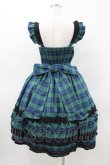 画像2: Chalmiere / タータンチェックジャンパースカート M グリーン H-26-03-14-027-0-OP-NS-ZH (2)
