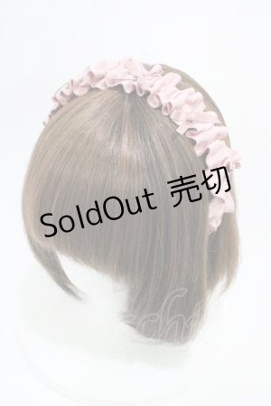 画像: m petit by misako / AMギャザーカチューシャ Free ピンク H-26-03-14-004-LO-AC-NS-ZH