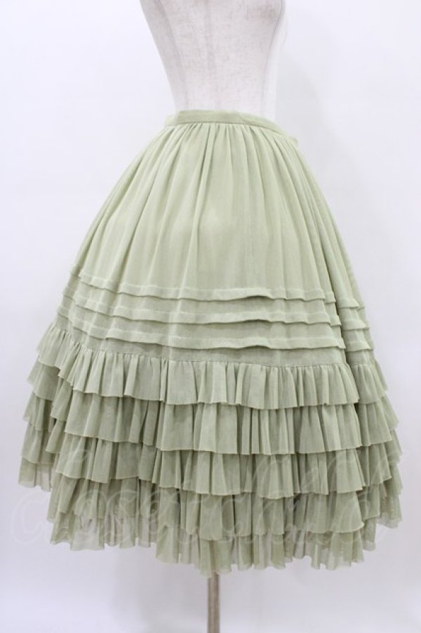 画像3: Juliette et Justine / Petale de rose Skirt〜ペタル　ドゥ　ローズ　スカート〜 2 リーフグリーン H-26-03-14-029-CL-SK-NS-ZH (3)