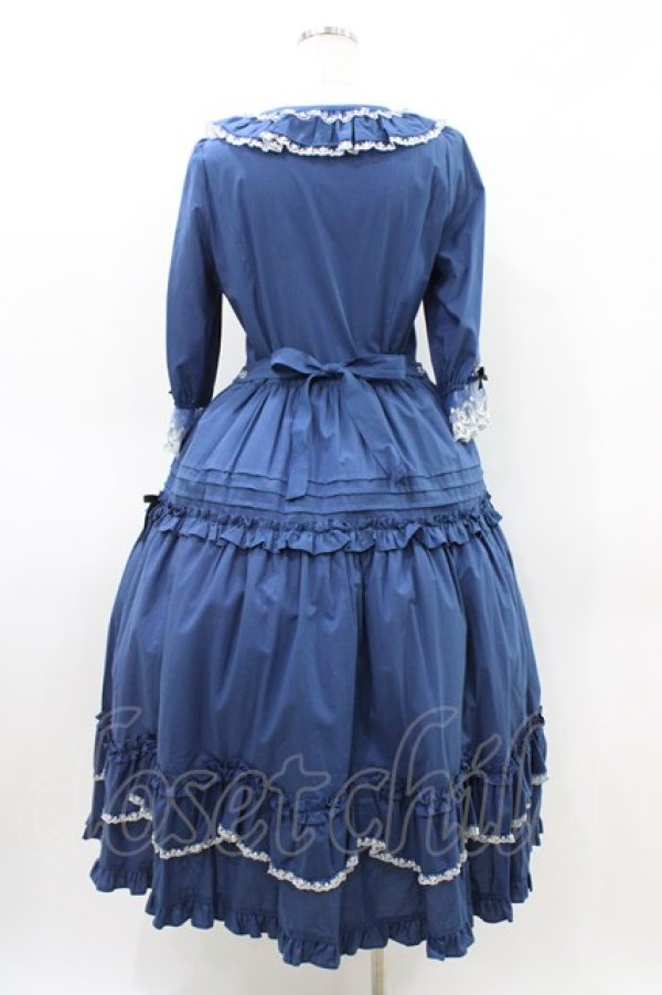 画像2: Innocent World / クリスティーンドレス M ブルー×生成/Blue×Beige H-26-03-14-031-IW-OP-NS-ZH (2)