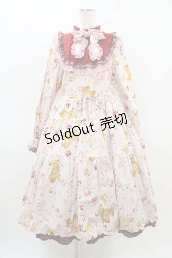 画像1: PINK HOUSE / PINK HOUSE×misako aoki/Animal Happy Jamプリントワンピース Free ピンク H-26-03-14-034-LO-OP-NS-ZH (1)