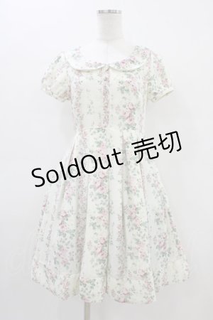 画像: LODISPOTTO / ブーケストライプワンピース M オフ H-26-03-14-044-LO-OP-NS-ZH