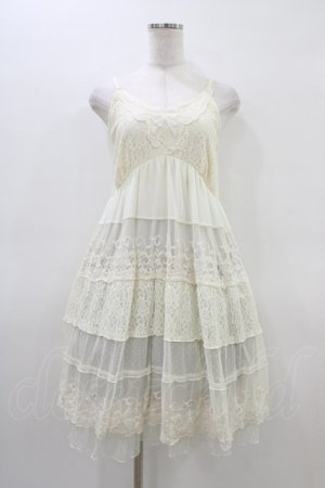 画像: axes femme / ティアードチュニックワンピース Free 生成り H-26-03-14-045-AX-OP-NS-ZH