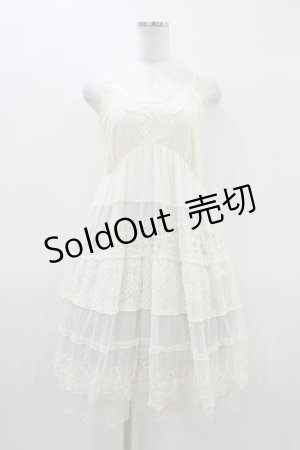 画像: axes femme / ティアードチュニックワンピース Free 生成り H-26-03-14-045-AX-OP-NS-ZH