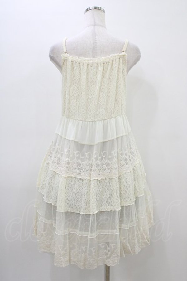 画像2: axes femme / ティアードチュニックワンピース Free 生成り H-26-03-14-045-AX-OP-NS-ZH (2)