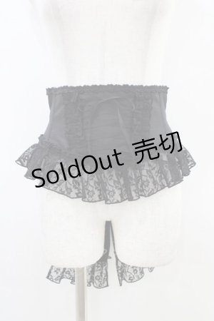 画像: Enchantlic Enchantilly / ローズレースリボンコルセット Free ブラック H-26-03-14-051-LO-SK-NS-ZH