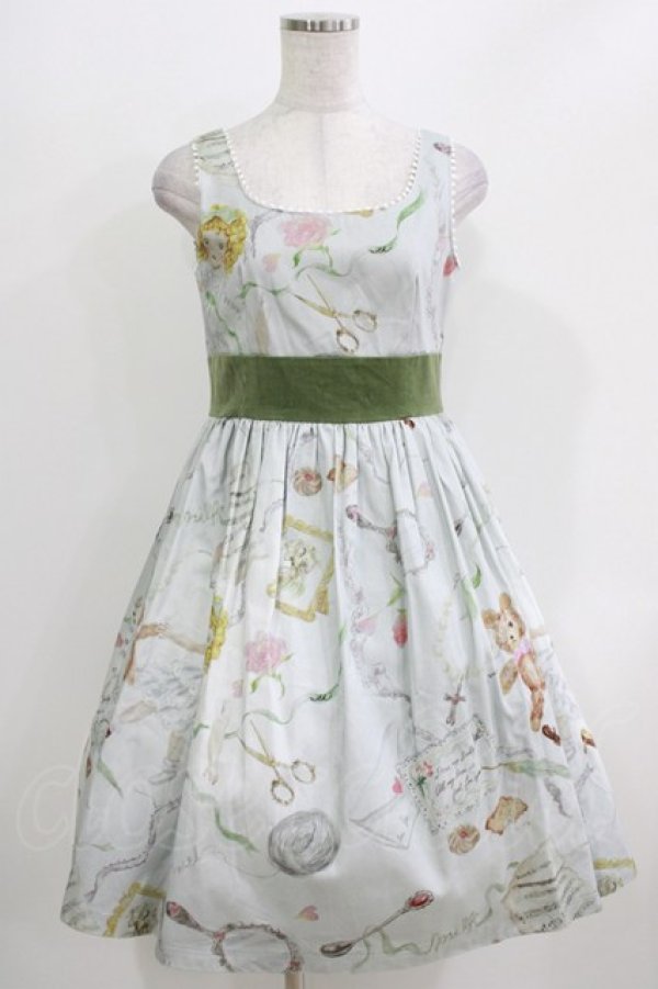 画像1: MILK / フレンチドールドレス  ミントグリーン H-26-03-14-1001-ML-OP-AK-ZH (1)