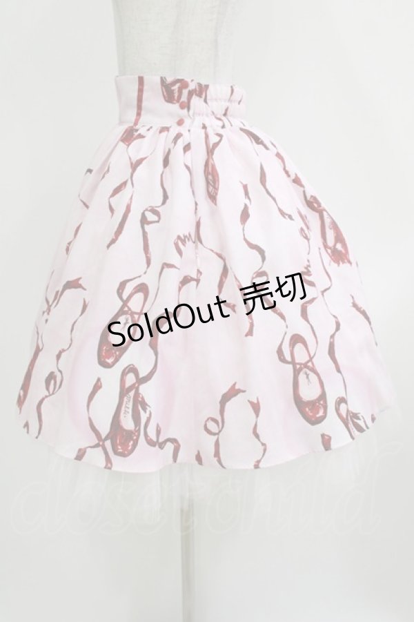 画像2: MILK / レッドシューズスカート  ベビーピンク H-26-03-14-1003-ML-SK-AK-ZH (2)