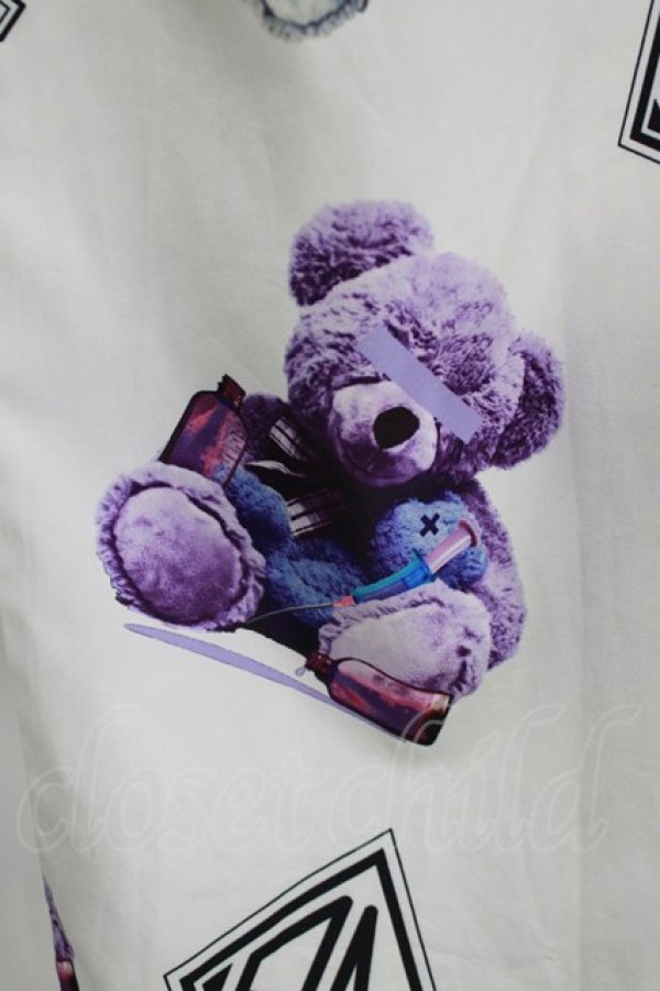 画像4: Amilige / プリント総柄シャツ  ホワイト H-26-03-14-1025-PU-BL-KB-ZH (4)