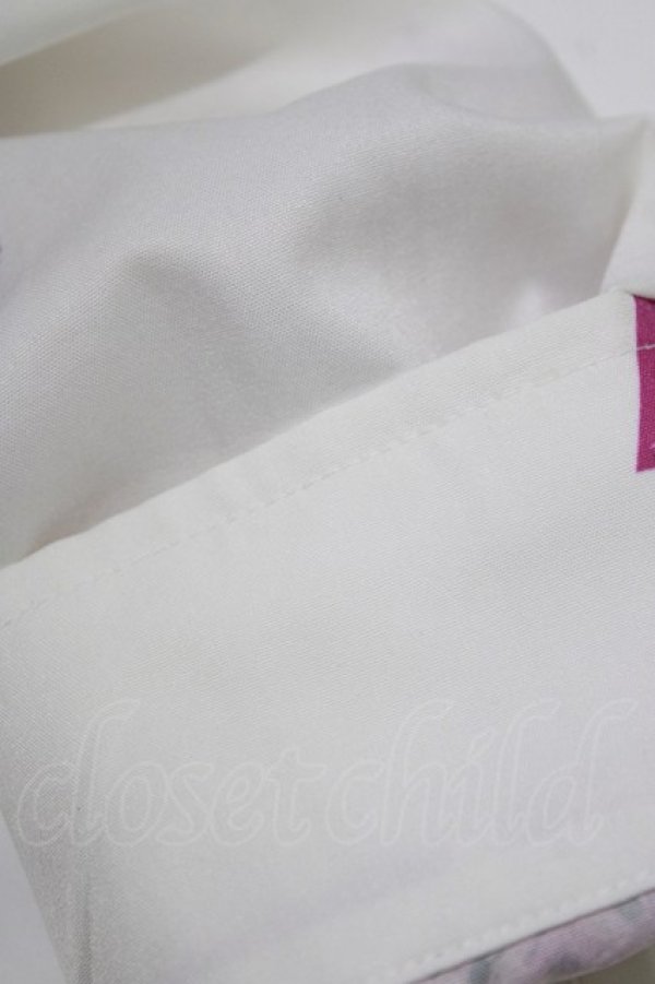 画像6: Amilige / シンデレラ宣言!×Amilige総柄ZIPシャツ  ホワイト H-26-03-14-1026-PU-BL-KB-ZH (6)