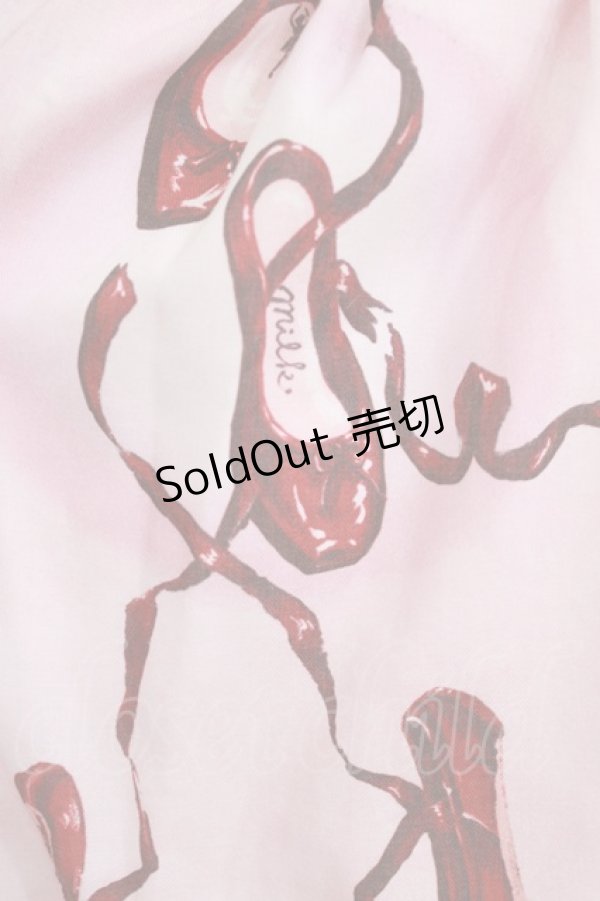 画像4: MILK / レッドシューズスカート  ベビーピンク H-26-03-14-1003-ML-SK-AK-ZH (4)