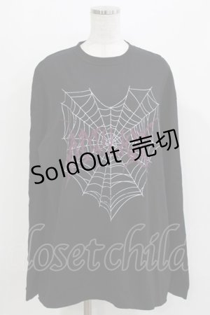 画像: Amilige / プリントロンT  ブラック H-26-03-14-1031-PU-TO-KB-ZH